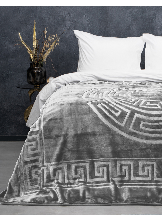 Deken Embossed Zeta Grijs - Polyester