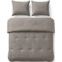 Sleeptime Lazy Dekbed Salva Taupe - Met Kussenslopen - Microvezel