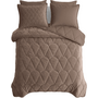 Sleeptime Lazy Dekbed Taupe/Bruin - Met Kussenslopen - Velvet