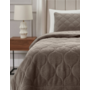 Sleeptime Lazy Dekbed Taupe/Grijs- Met Kussenslopen - Teddystof
