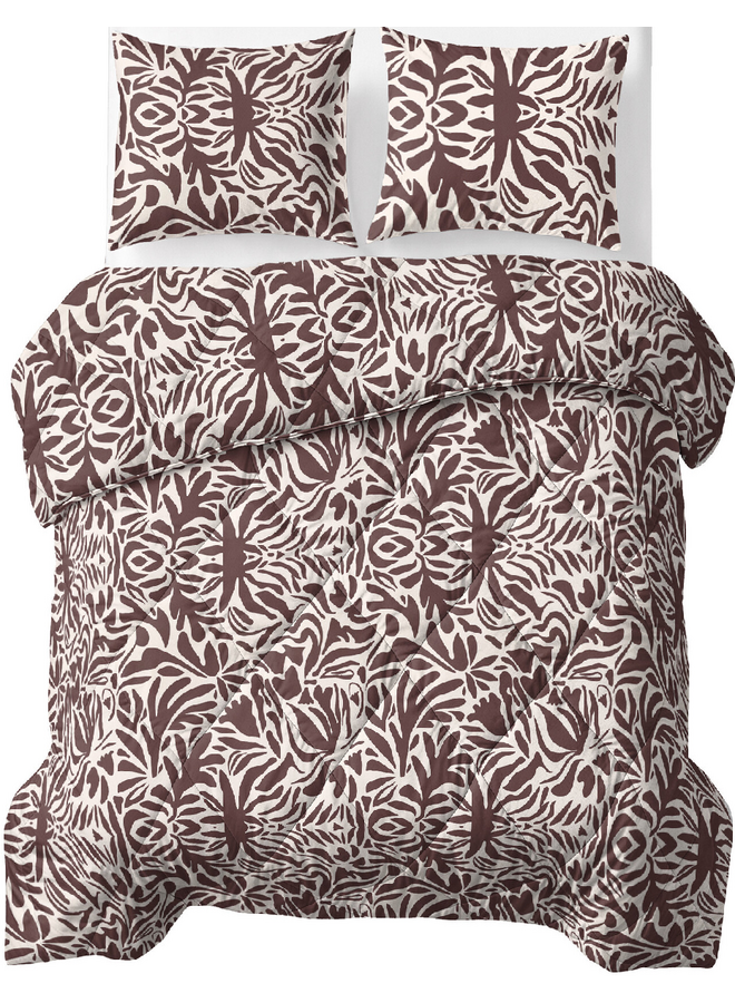 Lazy Dekbed Denzo Rood - Met Kussenslopen - Microvezel