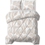 Sleeptime Lazy Dekbed Kello Taupe/Zand - Met Kussenslopen - Microvezel