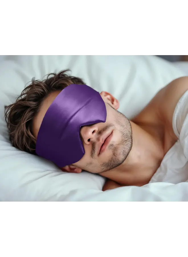 Purple Pillo Deepsleep Mask Paars - Moerbeizijde
