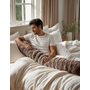 Sleeptime Bodypillow Pompom Taupe - Fur