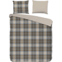 Good Morning Dekbedovertrek Cambridge Bruin - Flanel