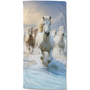 Good Morning Strandlaken Kids Wild And Free Aqua - 75 x 150 - Velours
