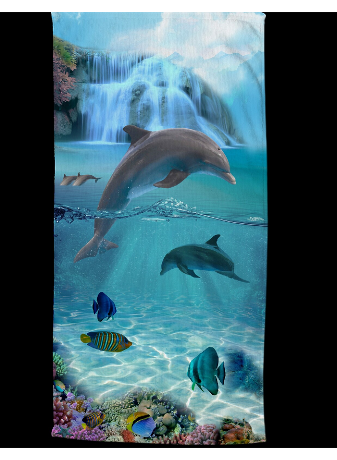 Good Morning Strandlaken Kids Will Blauw - 75 x 150 - Velours