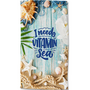 Good Morning Strandlaken Vitamin Sea Blauw - 100 x 180 - Velours