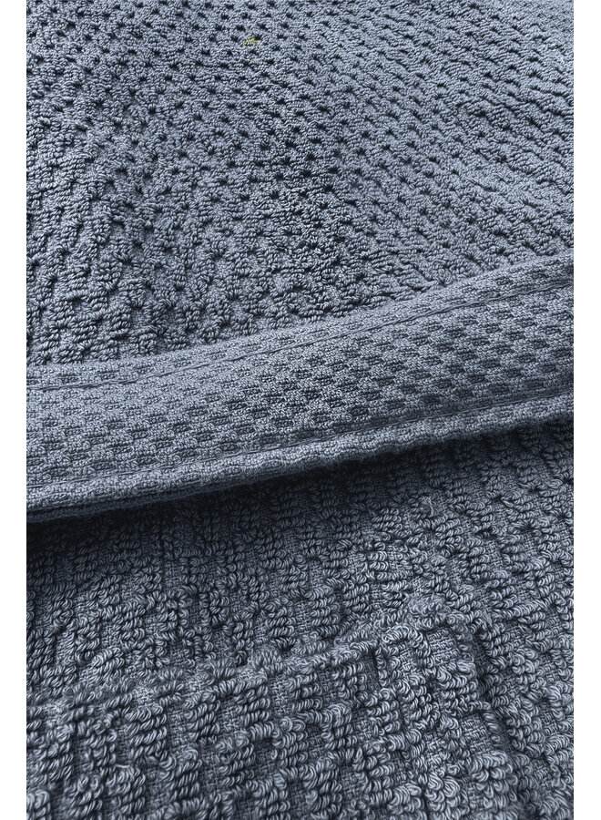 Heckett & Lane Badjas Grant Blauw  - Katoen