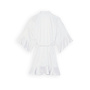 Yellow Kimono Liscio Wit - Lyocell
