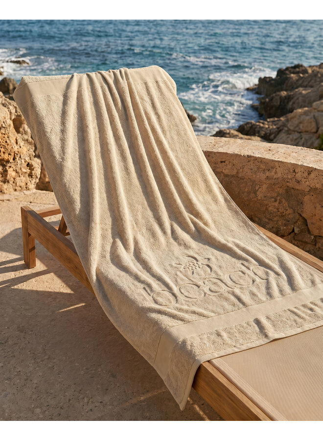 ZO! Home Strandlaken Turtle Beach Naturel - Katoen