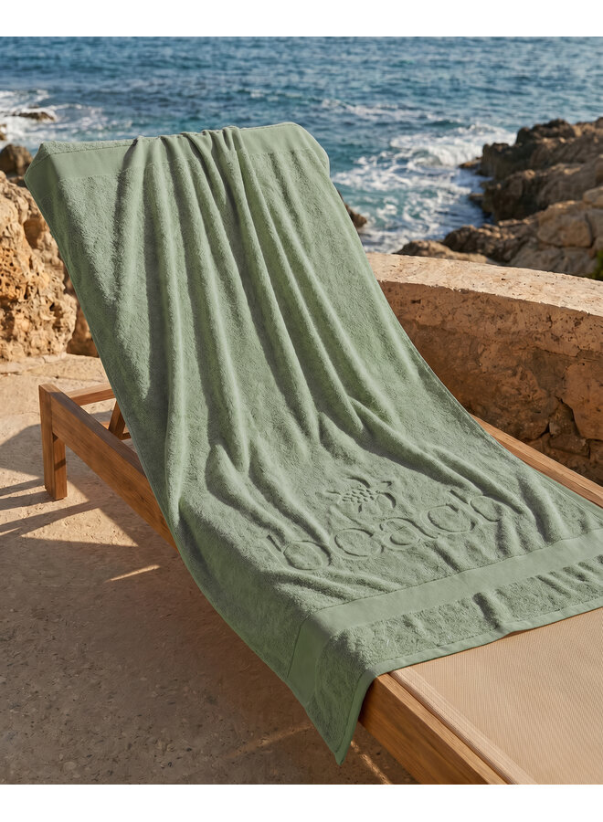 ZO! Home Strandlaken Turtle Beach Groen - Katoen