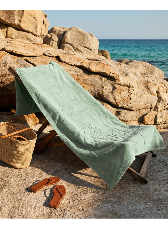 ZO! Home Strandlaken Lazy Beach Lichtgroen - Katoen