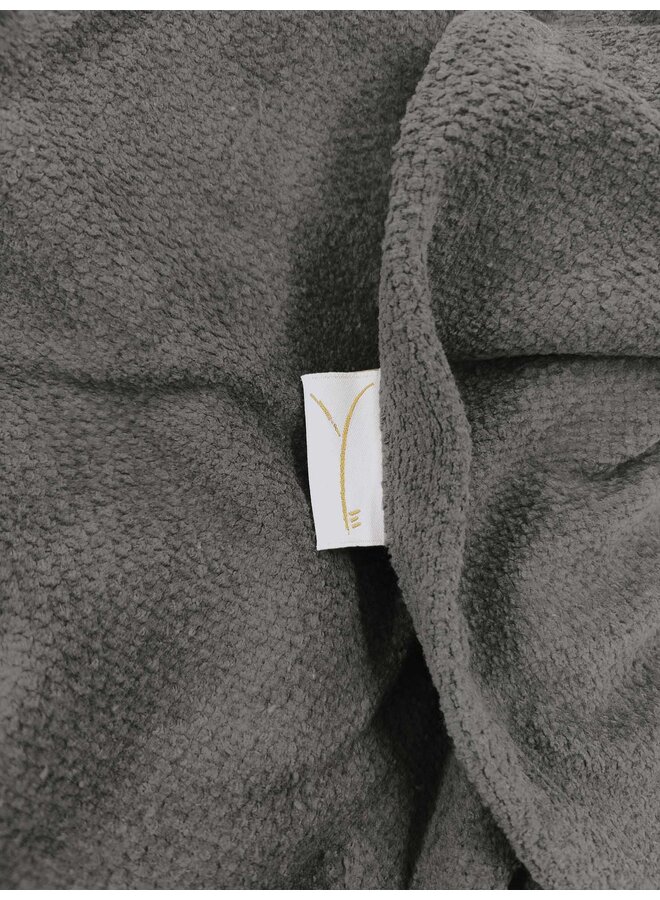 Yellow Sprei Lucinde Antraciet - Katoen