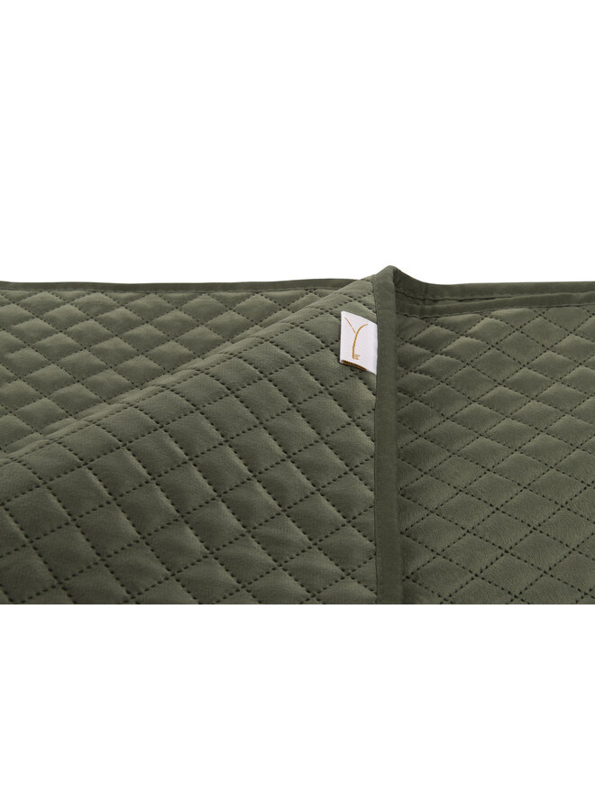 Yellow Sprei Victoria Groen - Polyester