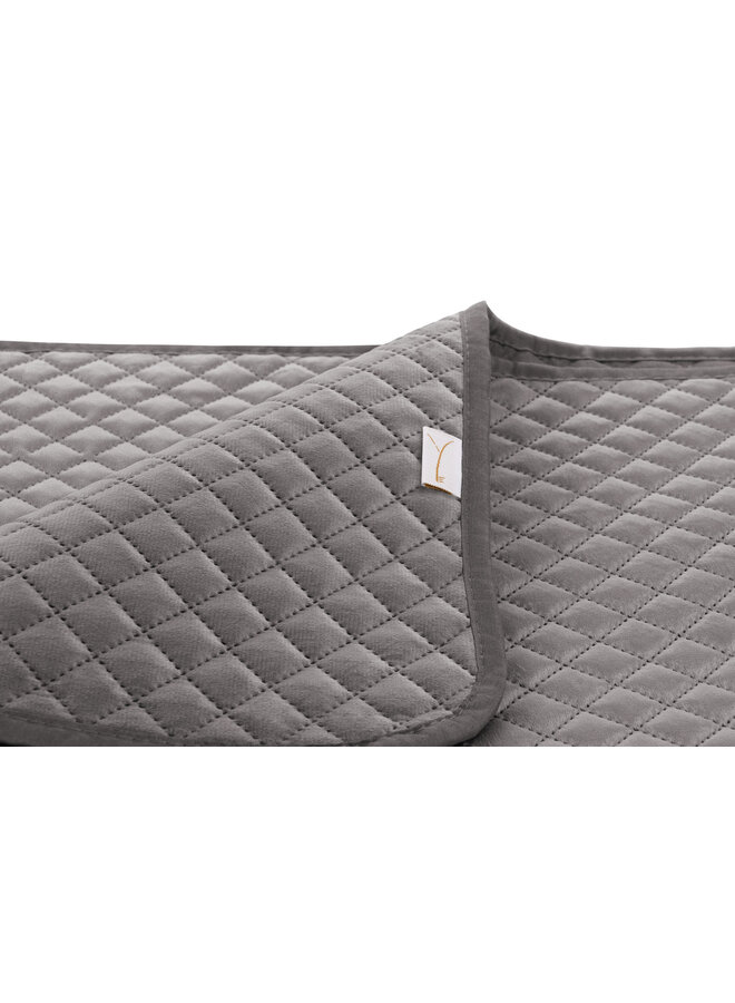Yellow Sprei Victoria Antraciet - Polyester