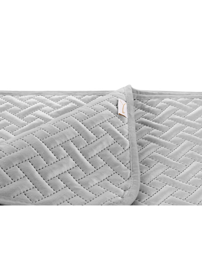 Yellow Sprei Audrey Lichtgrijs - Polyester