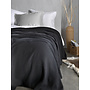 Heckett & Lane Sprei Wafel Zwart - Gerecyled Katoen