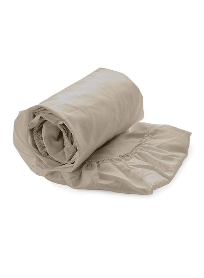 Heckett & Lane Hoeslaken Mumbai Zand - Percale Katoen