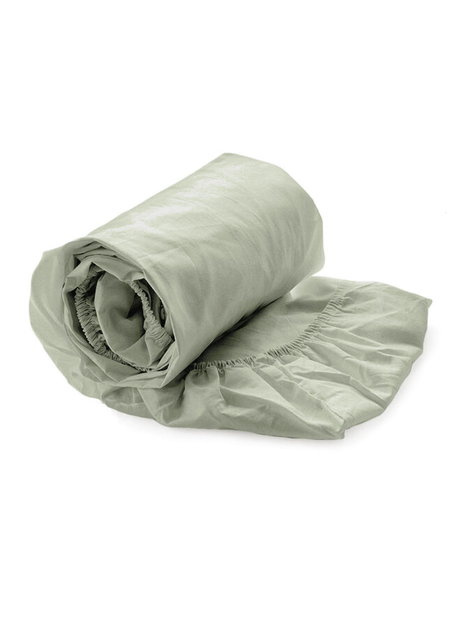 Heckett & Lane Hoeslaken Mumbai Groen - Percale Katoen