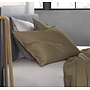 ZO! Home Sierkussenhoes Satinado Taupe - Set Van 2 - Katoensatijn