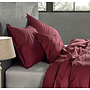 ZO! Home Sierkussenhoes Satinado Rood - Set Van 2 - Katoensatijn