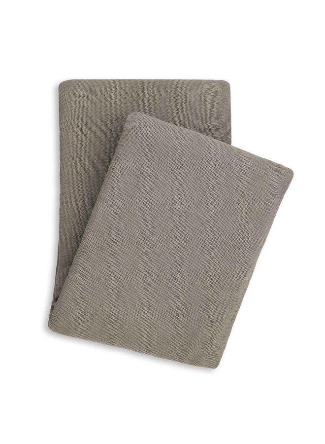 Plaid ICA Taupe - Katoen