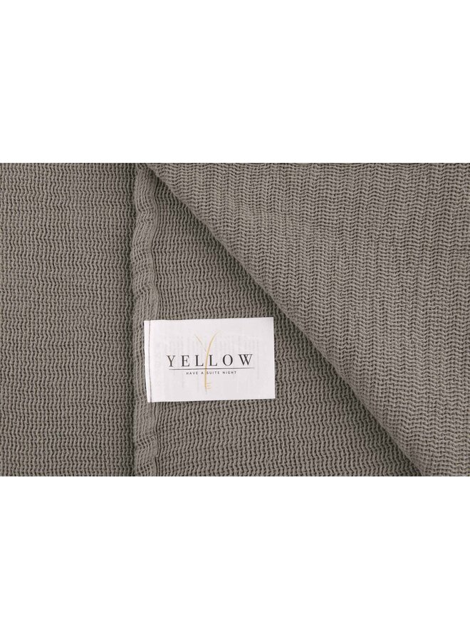 Yellow Plaid ICA Taupe - Katoen