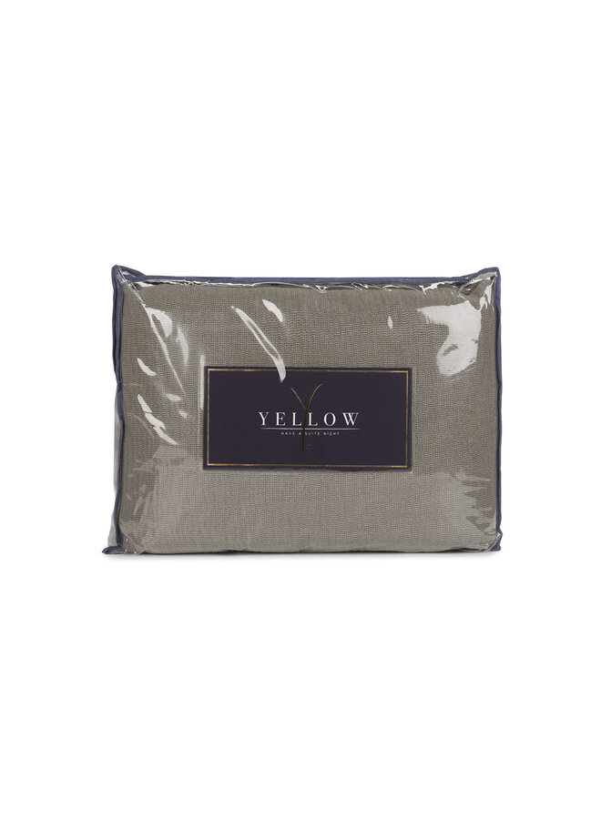 Yellow Plaid ICA Taupe - Katoen