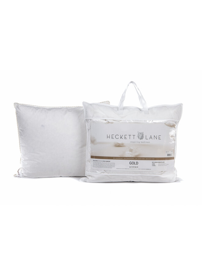 Heckett & Lane Hoofdkussen - 65% Ganzendons/35% Ganzendons