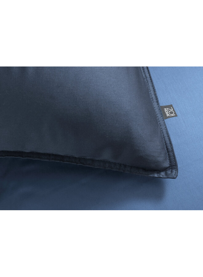 ZO! Home Dekbedovertrek Satinado Navy Blauw  - Katoen Satijn