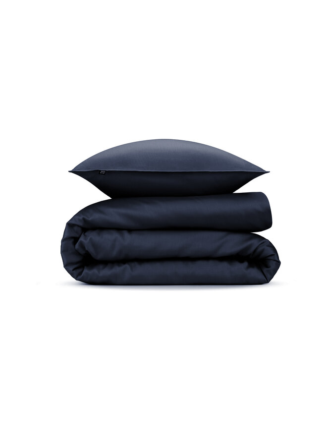 ZO! Home Dekbedovertrek Satinado Navy Blauw  - Katoen Satijn