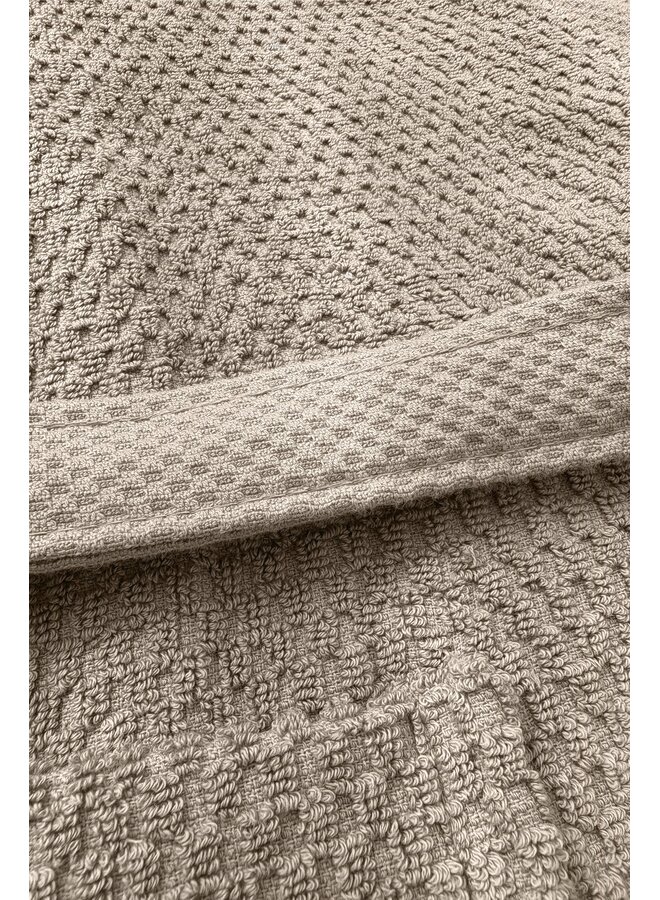 Heckett & Lane Badjas Grant Taupe  - Katoen