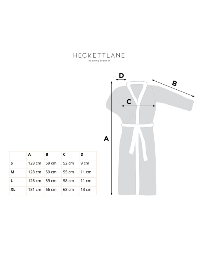 Heckett & Lane Badjas Grant Zand  - Katoen