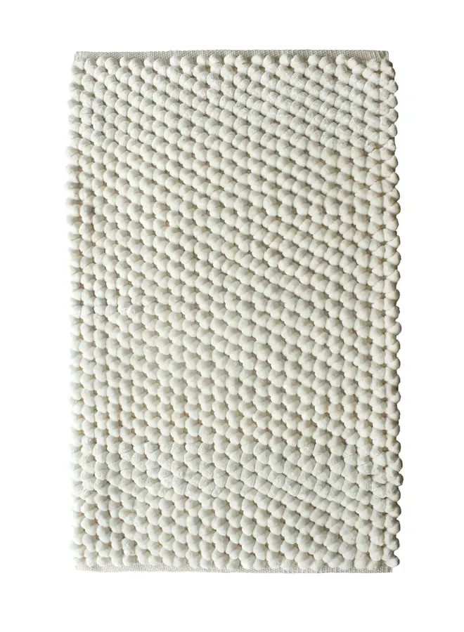 Heckett & Lane Badmat Lusso Creme - Polyester/Katoen