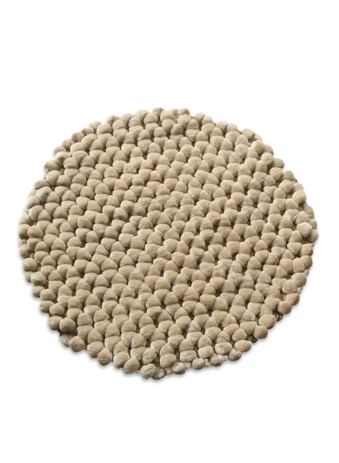 Heckett & Lane Badmat Lusso Zand - Polyester/Katoen