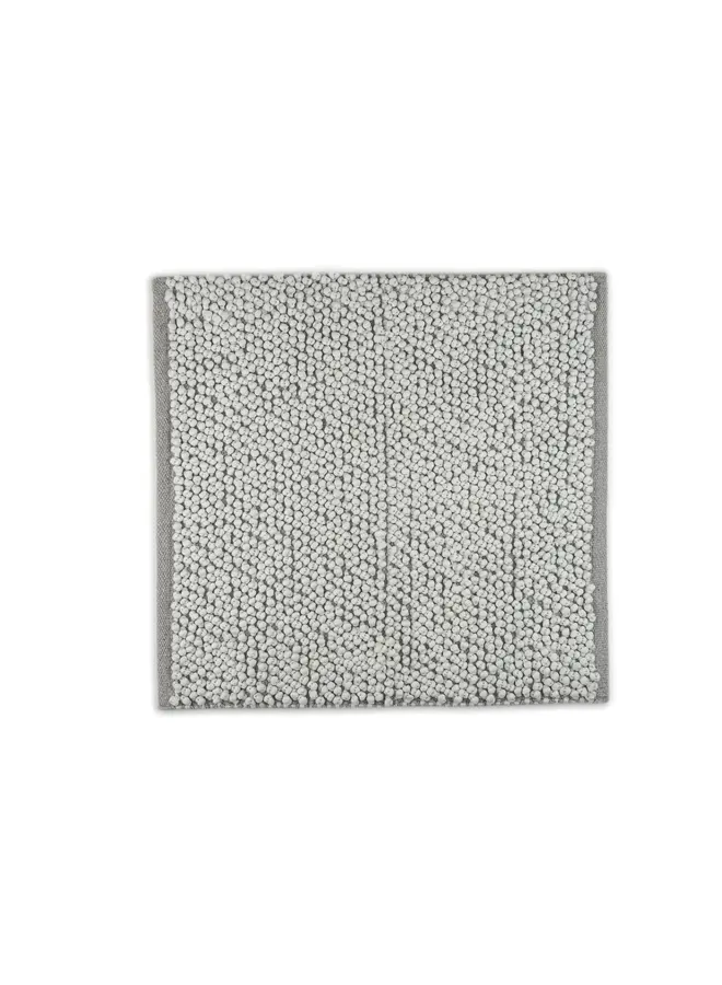 Heckett & Lane Badmat Nodo Grijs - Polyester/Katoen