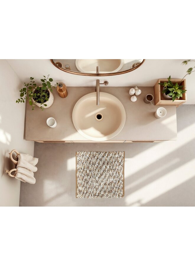 ZO! Home Badmat Zola Naturel - Katoen/Polyester