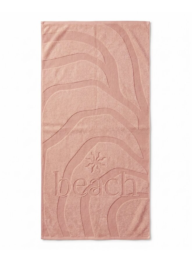 ZO! Home Strandlaken Lazy Beach Peach - Katoen