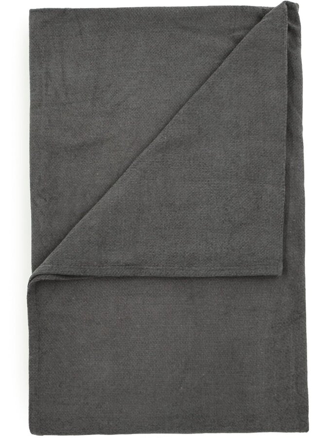 Sprei Lucinde Antraciet - Katoen