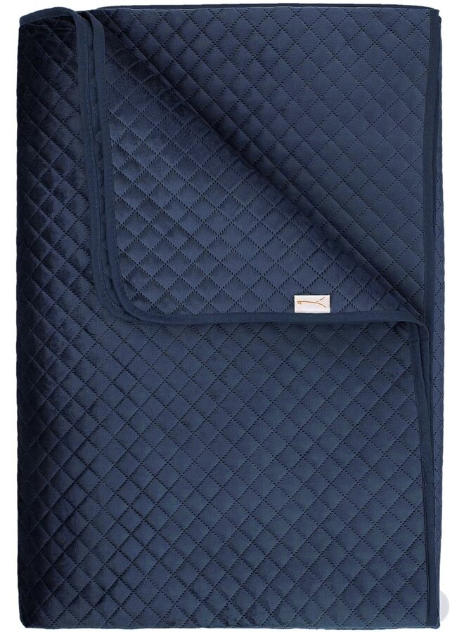 Sprei Victoria Navy Blauw - Polyester