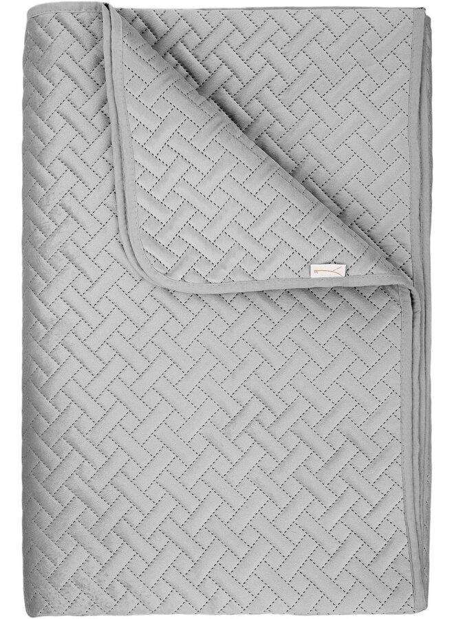 Yellow Sprei Audrey Lichtgrijs - Polyester
