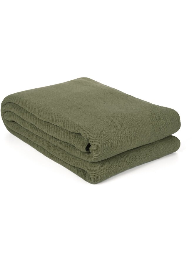 Yellow Sprei Ica Groen - Katoen