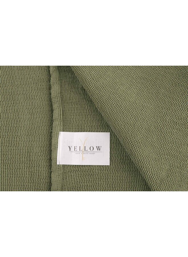 Yellow Sprei Ica Groen - Katoen