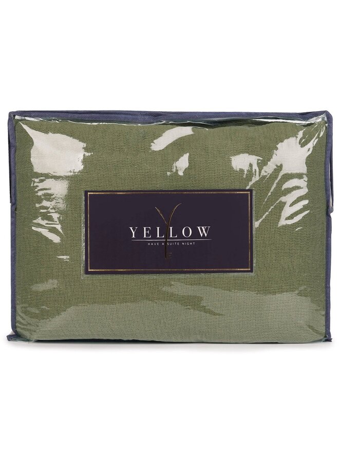 Yellow Sprei Ica Groen - Katoen