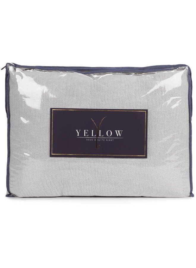 Yellow Sprei Ica Lichtgrijs - Katoen