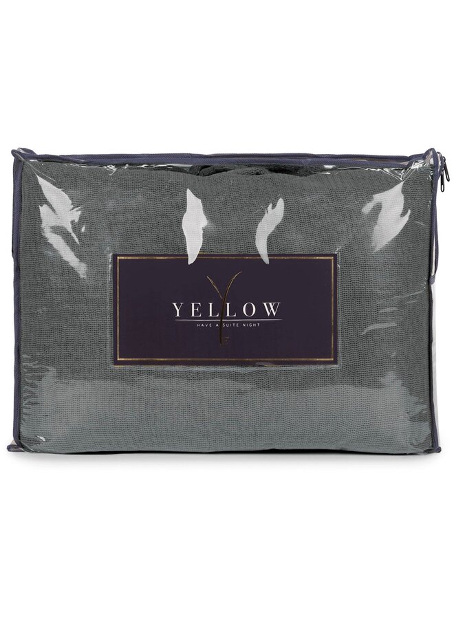 Yellow Sprei Ica Antraciet - Katoen