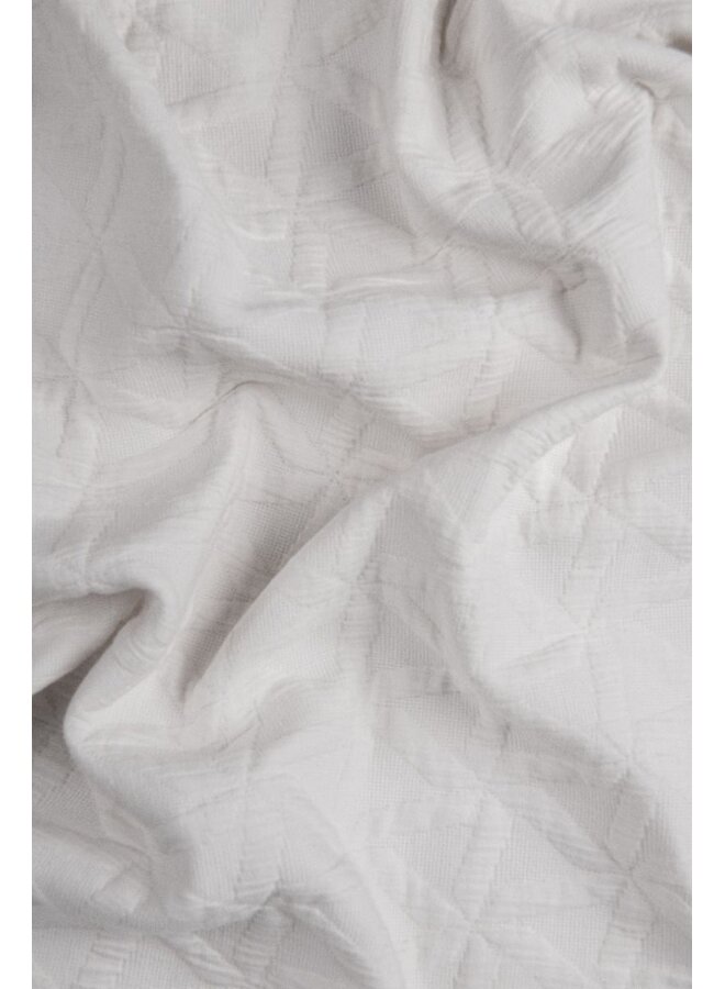 Yellow Sprei Rombo Wit - Katoen