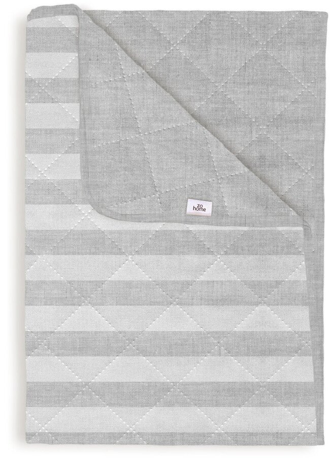 ZO! Home Sprei Banda Di Lino Grijs - Polyester