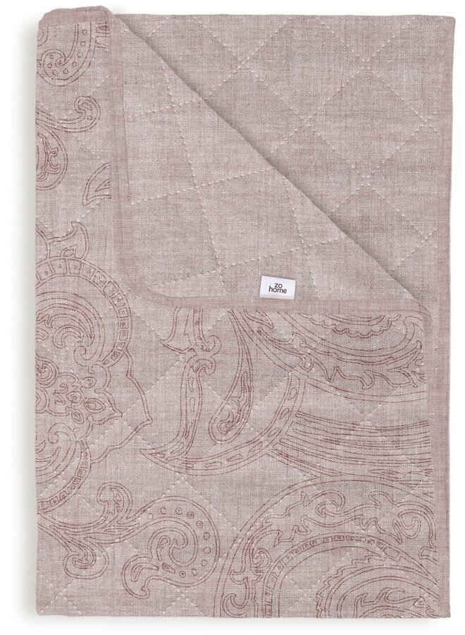 Sprei Paisley Di Lino Roze - Polyester